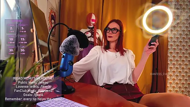 Giantess Eva online show from June 22, 10:18 pm
