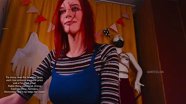 Giantess Eva online show from October 31, 5:06 pm