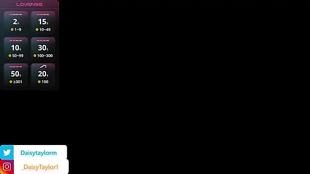 DaisyTaylor   online show from February 12, 1:13 pm