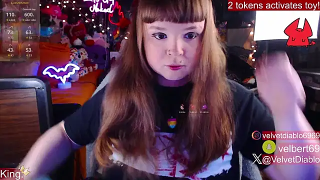 VelvetDiablo online show from September 9, 12:21 am