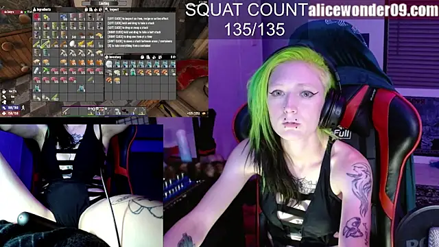 alicewonder09 online show from October 13, 5:10 am