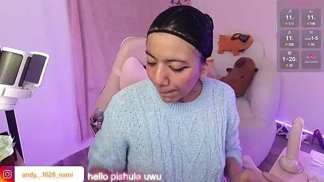 Snapshot of Nami_usagi chatting on October 8, 11:47 am Nami usagi online show from October 8, 11:47 am