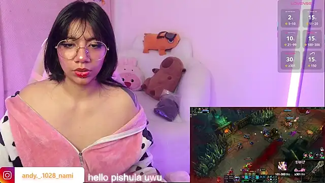 Snapshot of Nami_usagi chatting on October 10, 1:05 pm Nami usagi online show from October 10, 1:05 pm