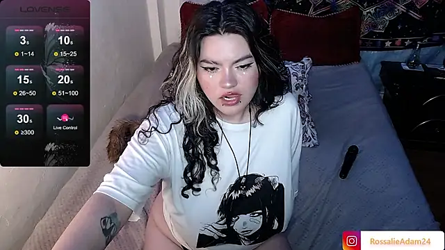 RossalieAdam24 online show from March 15, 2:46 am