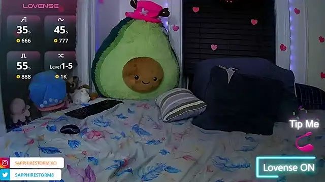 sapphirestorm8 online show from February 2, 3:16 am